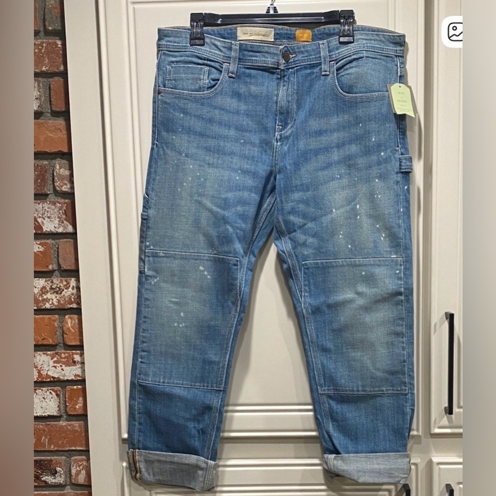 NWT Pilcro and the Letterpress 
Pilcro and the Hypen carpenter jeans 31